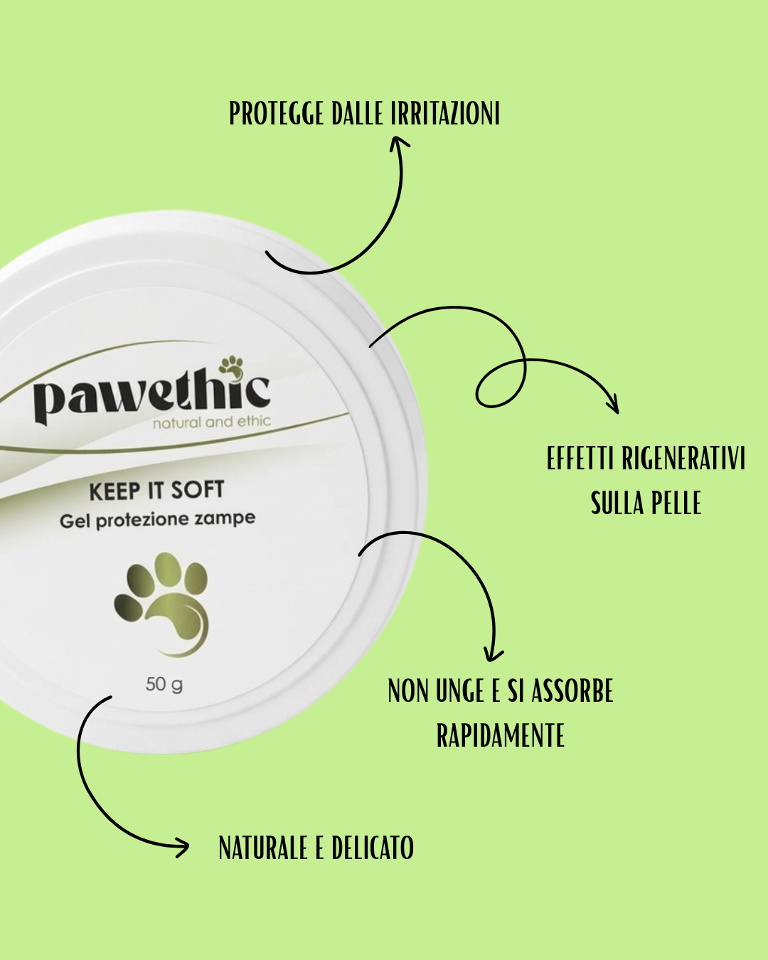Keep it soft - gel protezione zampe