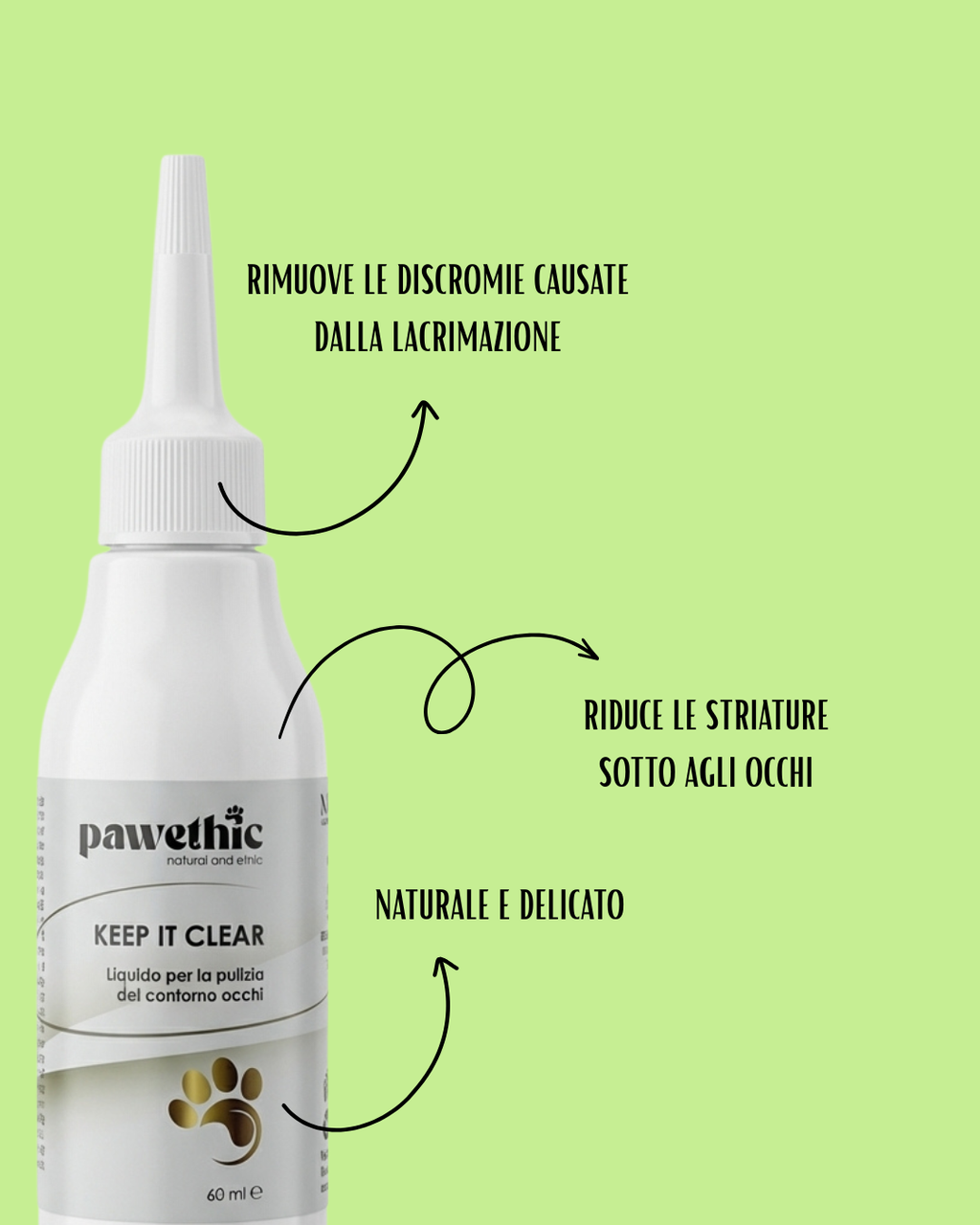 Keep it Clear - liquido per la pulizia del contorno occhi